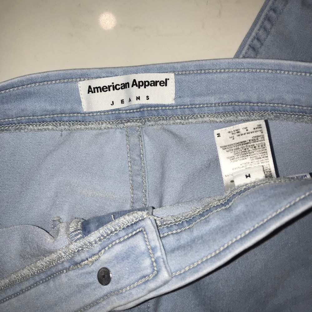 American Apparel High Waisted Jeans